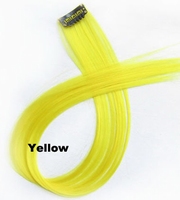 Clip-in synthetic, color: Yellow