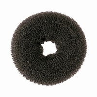Haarknot ring small, kleur: Zwart