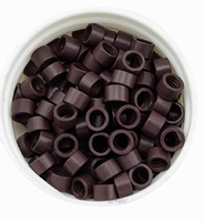 Micro Ring aluminium screw type, color *3- Dark Brown