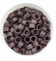 Micro Ring aluminium screw type, color *5- Brown