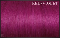 EuroSo.Cap bunte Farben Extensions, 50-55 cm. Red/Violet