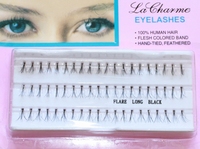 Eyelash extensions, Flare Long Black, 12 mm.