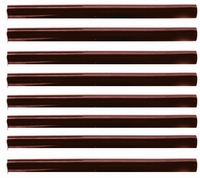 Keratine Stick 10 cm. long,  Ø 0,75 cm, Color: Brown