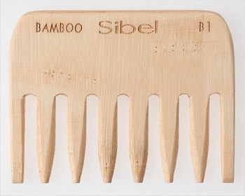 Antistatische bamboo Afro kam