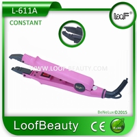 LOOF Hairextensions tang, kleur Pink, A-type smelt tip