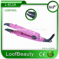 LOOF Hairextensions tang, kleur Pink, A-type smelt tip