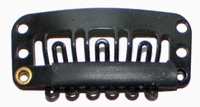 Medium U-shape clip, color: Black