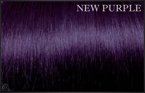 EuroSo.Cap bunte Farben Extensions,50-55 cm-New-Purple