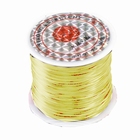 Elastic stretchy thread, 10 meter, Ø 0,8 mm., color: blond