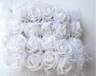 Rose PE foam Ø 2.2 cm, Color: White