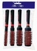 Round Styler brushes set, color Red (4)