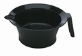 Tint bowl with handle (black) with anti-slip bottom