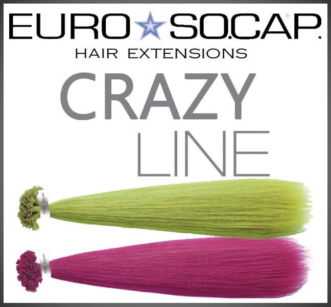 Crazy color human hair extensions